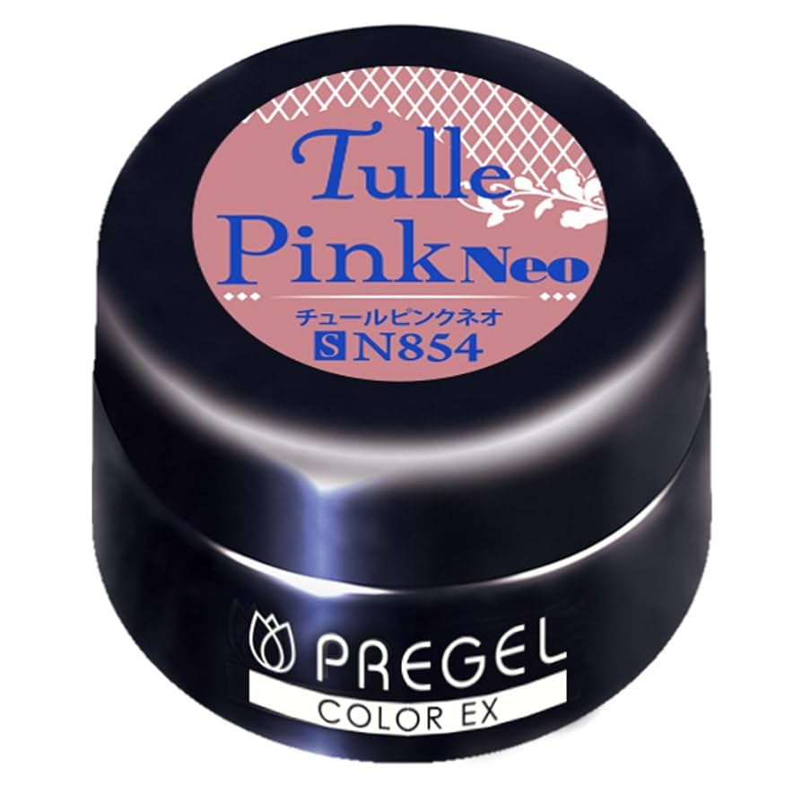 Amazon | PRE GEL カラーEX チュールピンクneo854 3g UV/LED対応